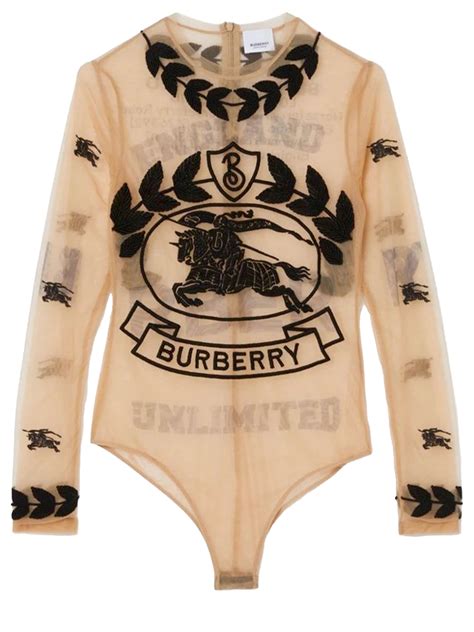 burberry blouse dames|burberry bodysuit women's.